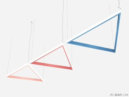 Купить треугольный светильник triangolo side 5000k 84w с доставкой