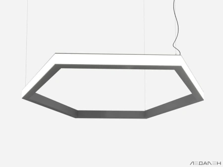 Купить шестиугольный светильник hexagon side 5000k 36w с доставкой