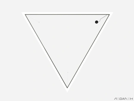 Купить треугольный светильник triangolo 5000k 84w с доставкой