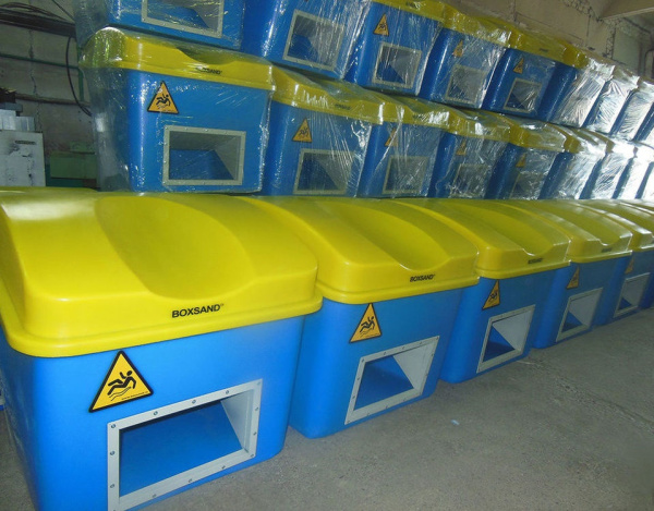 Контейнер для песка Boxsand 0,3 куб.м. (300 литров) с дозатором