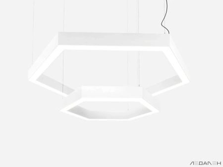 Купить шестиугольный светильник hexagon duo 3000k 78w с доставкой
