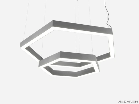 Купить шестиугольный светильник hexagon duo 3000k 78w с доставкой