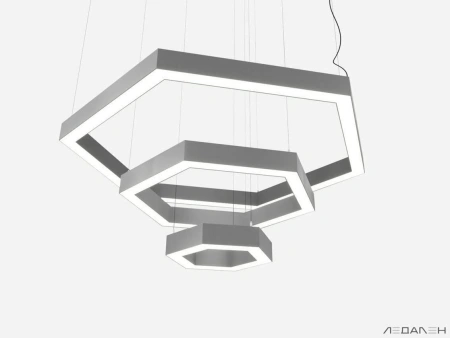 Купить шестиугольный светильник hexagon trio 6000k 321w с доставкой
