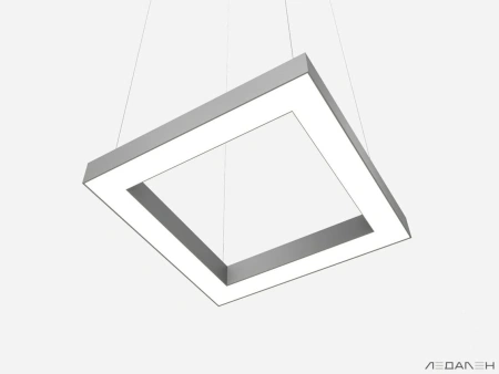 Купить квадратный светильник quadro foro 3000k 96w с доставкой