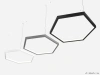 Купить шестиугольный светильник hexagon dentro 5000k 72w с доставкой