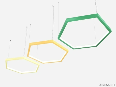 Купить шестиугольный светильник hexagon dentro 5000k 72w с доставкой