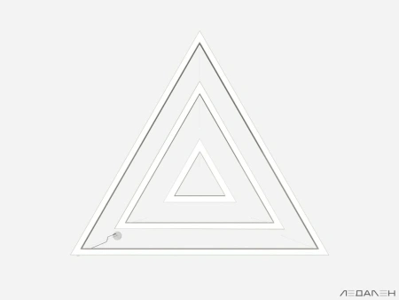 Купить треугольный светильник triangolo trio 4000k 207w с доставкой