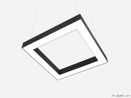 Купить квадратный светильник quadro foro 3000k 96w с доставкой