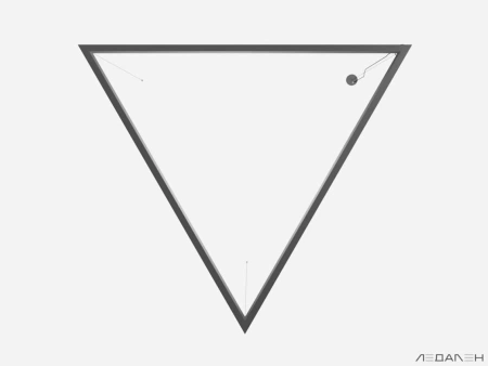 Купить треугольный светильник triangolo side 5000k 84w с доставкой