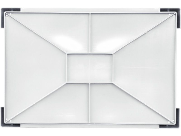 Ящик перфорированный 600×400×135, арт.: 120, объём 32.4, натуральный, код: 02494