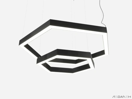 Купить шестиугольный светильник hexagon duo 3000k 78w с доставкой